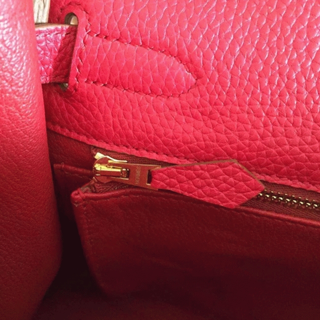 Red Clemence H**me5 Kelly Retourne 28cm Replica Handbag