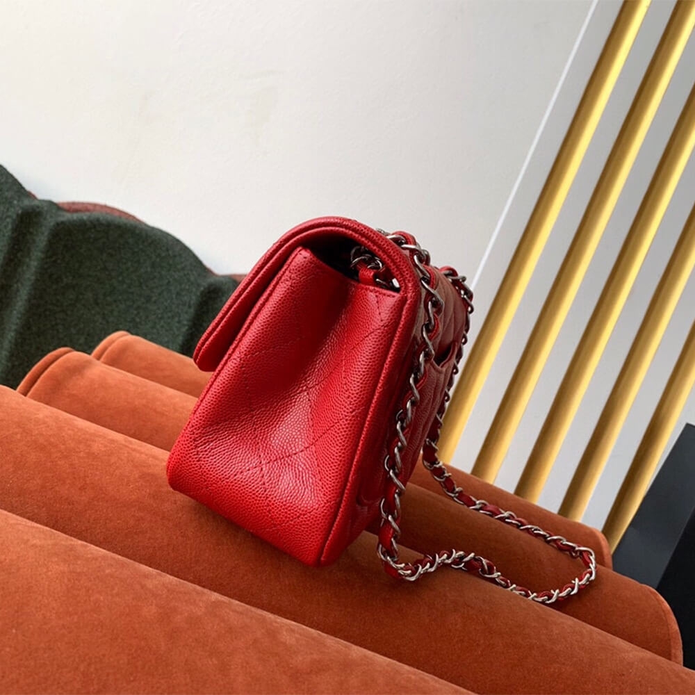 Ch**el MINI FLAP BAG(high-end grade)