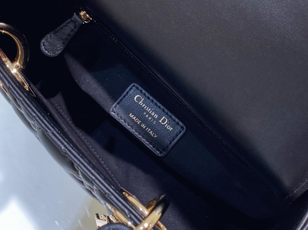 D10r Small Lady D10r Bag Replica in Black