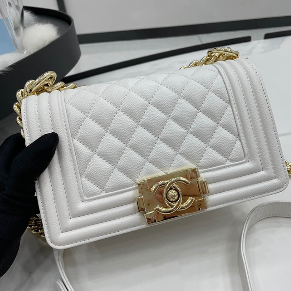 SMALL BOY Ch**el HANDBAG