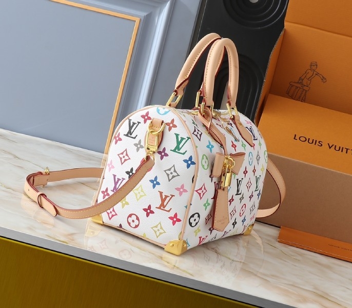X TM Multicolored Speedy Bandouliere 25 In White