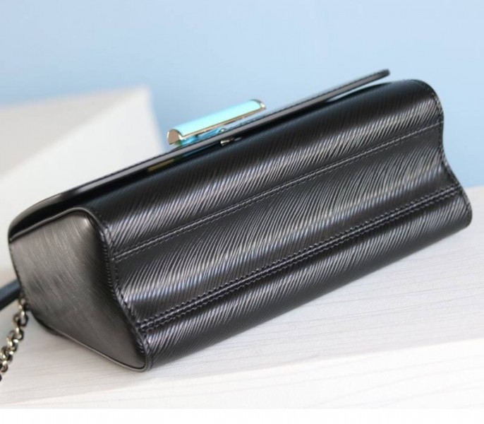 L0vis Vvtt0n Epi Leather Twist MM Limited Edition Bag In Black