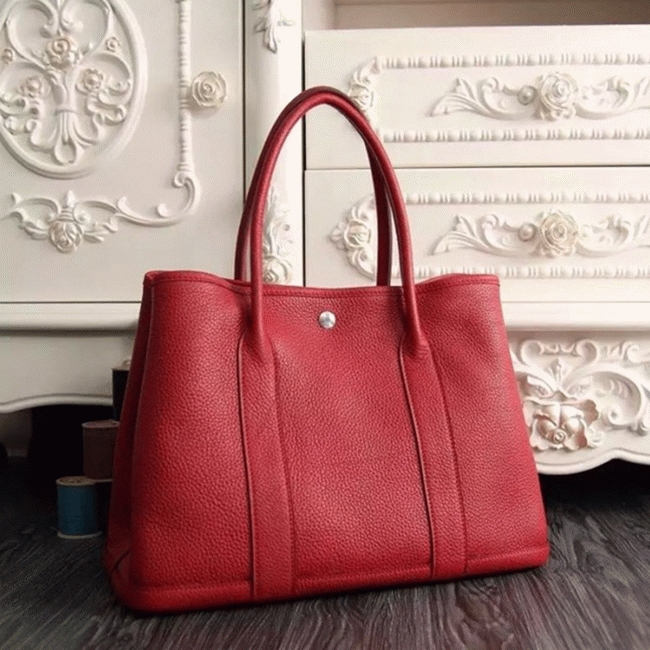 Red Fake AAA H**me5 Garden Party 36cm Statement Tote