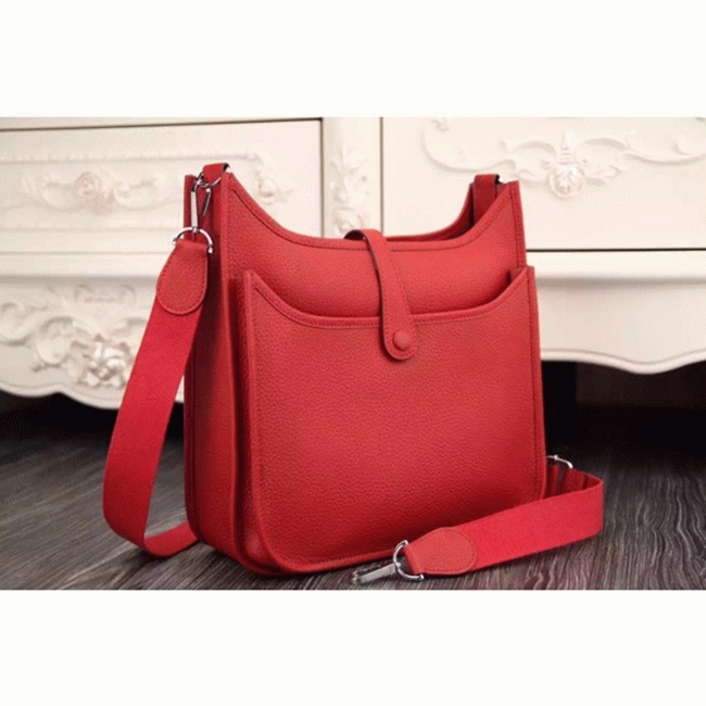 Red Evelyne III PM Bag Fake Luxury H**me5 Casual Tote