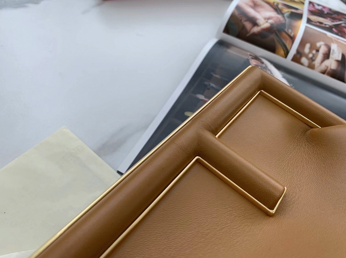 Top Quality Replica F**di First Medium Bag In Brown Nappa Leather