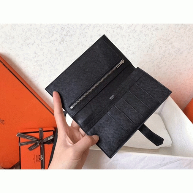 Black Epsom Copy Designer H**me5 Bearn Wallet