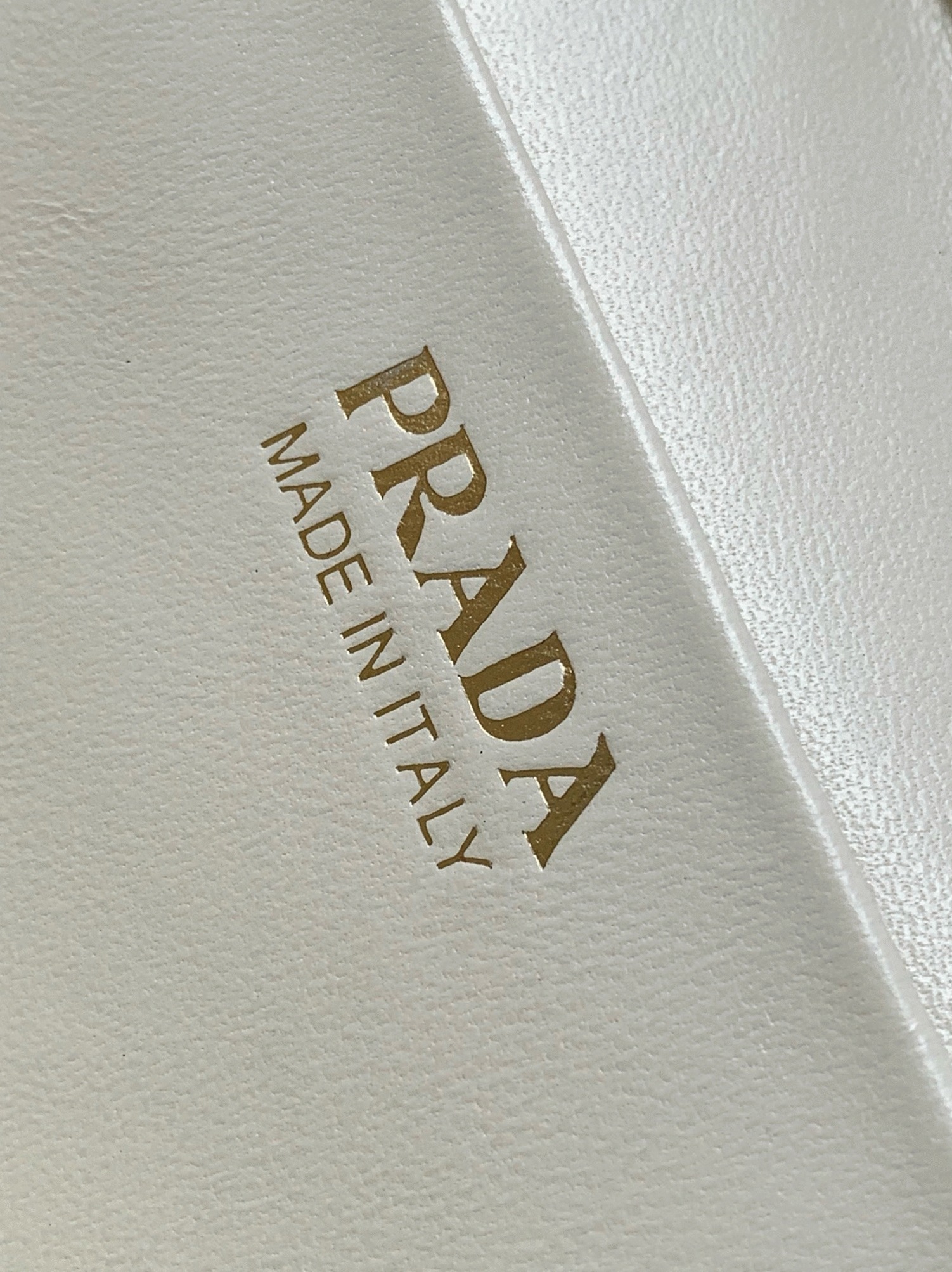 Pra*a Mini Vanity Bag Knockoff in White