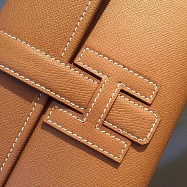 Brown knockoff H**me5 Jige Elan 29 clutch bag