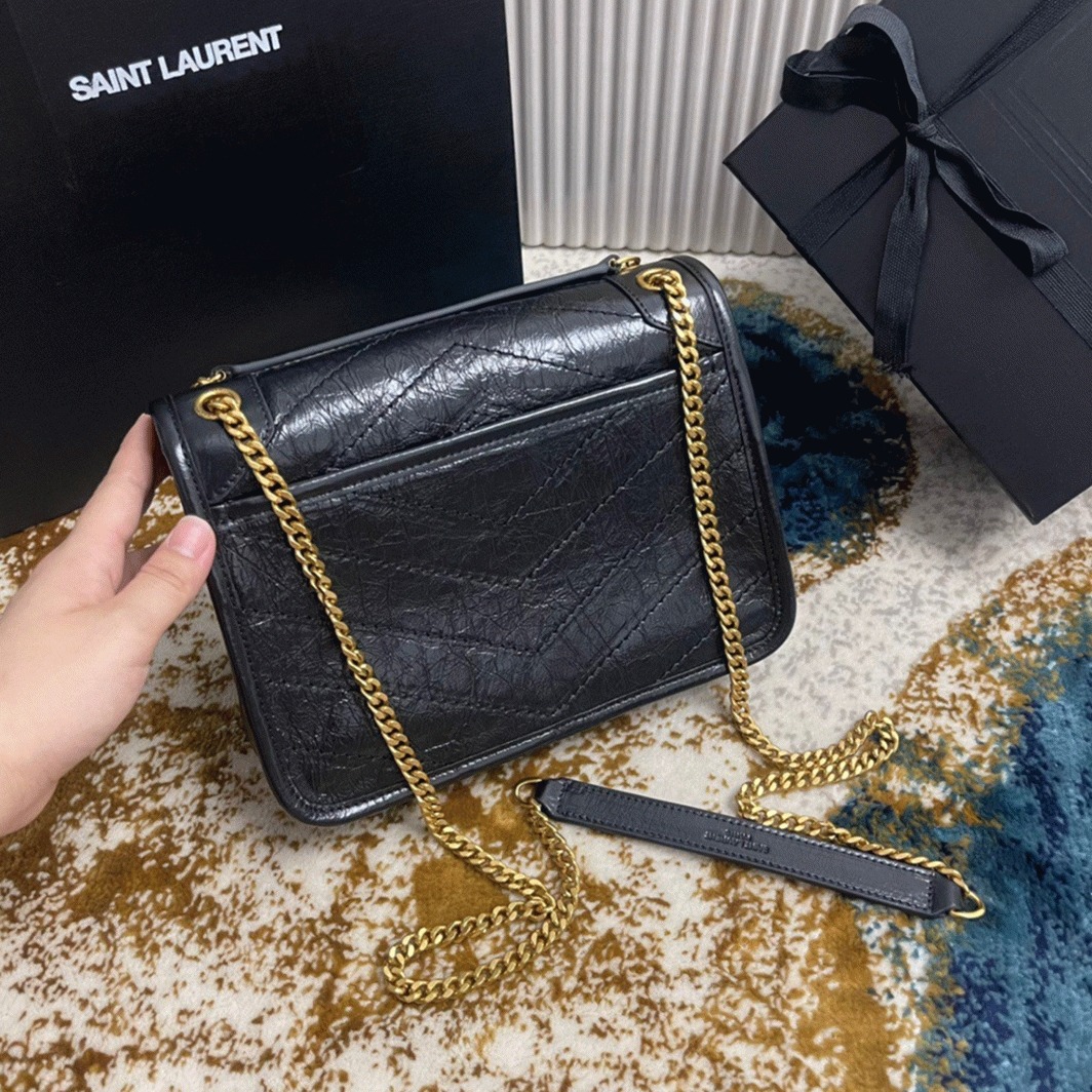 Replica Sa1nt Lau*nt Niki Baby Chain Bag Black