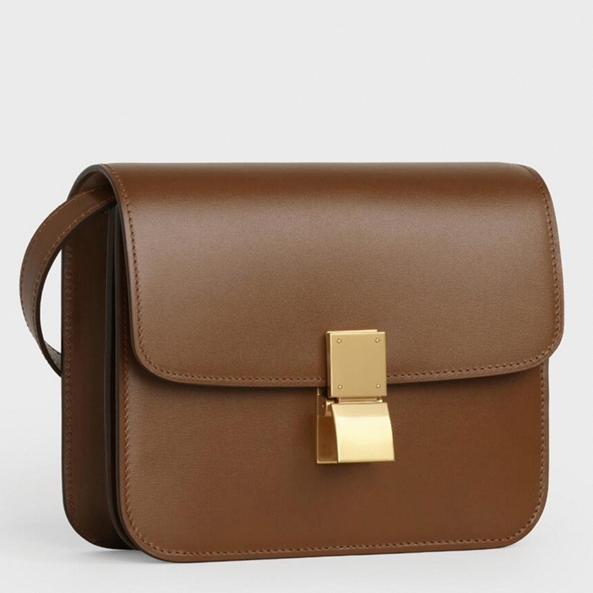 Top Quality Knockoff Ce1i*e Classic Box Teen Bag In Camel