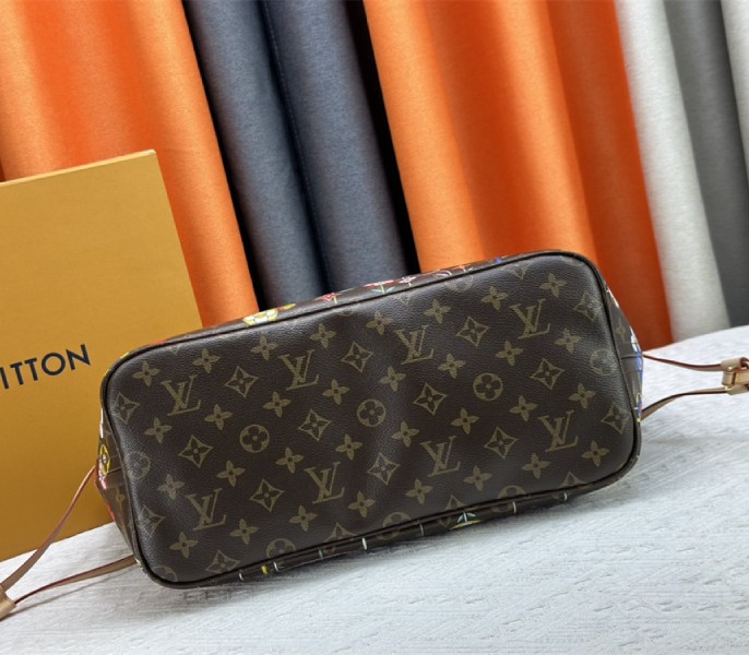 L0vis Vvtt0n X TM Monogram Canvas Neverfull MM