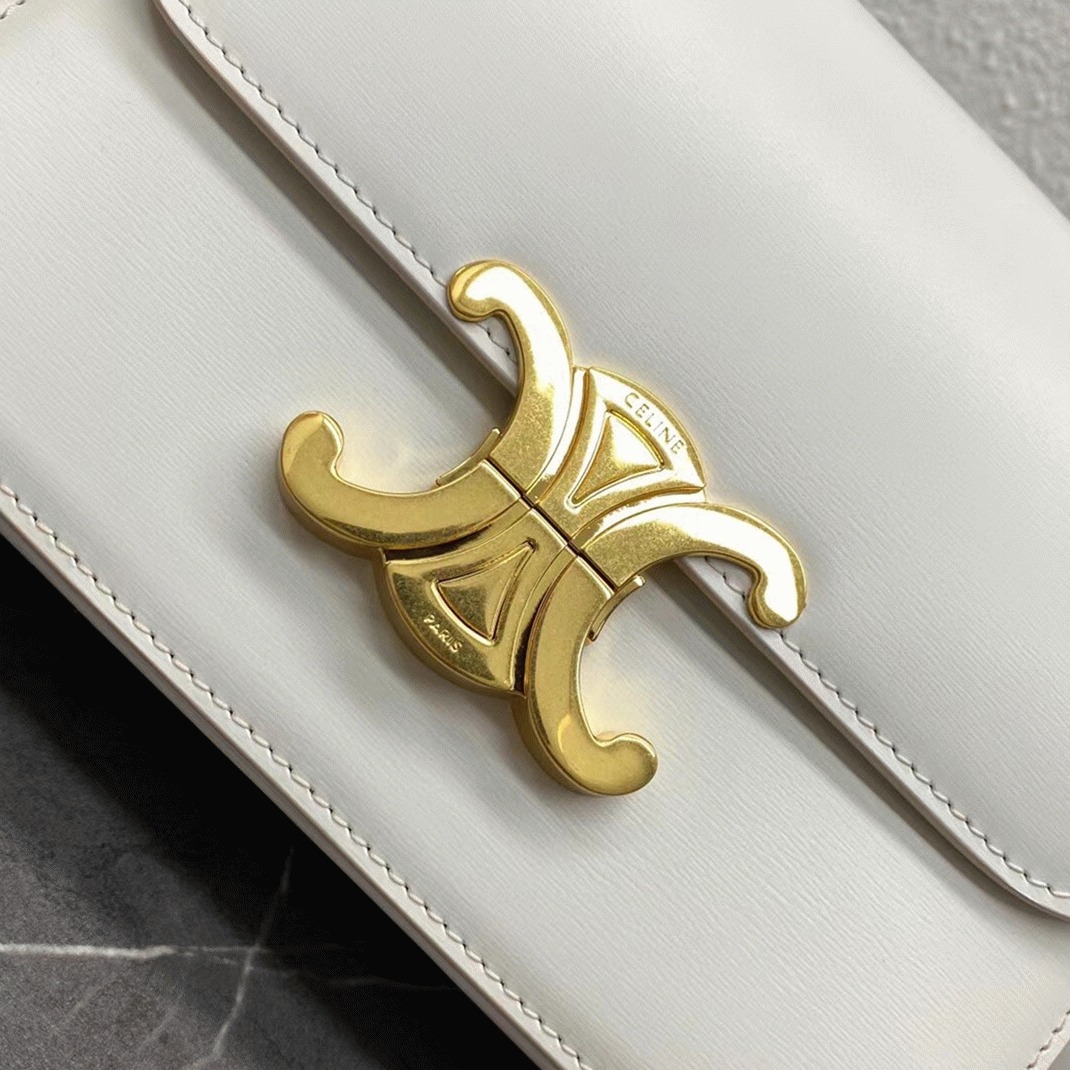Top Quality Fake Ce1i*e Triomphe Teen Bag In White