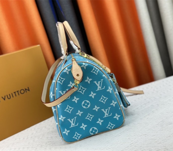 L0vis Vvtt0n Speedy P9 Bandouliere 40 Bag In Turquoise