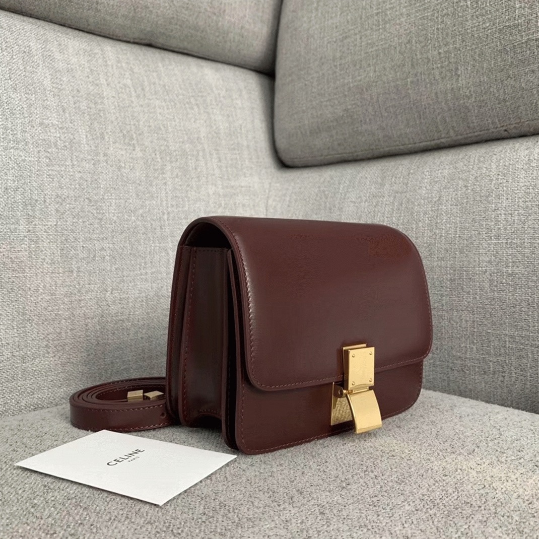 Top Quality Knockoff Ce1i*e Classic Box Small Bag In Bordeaux