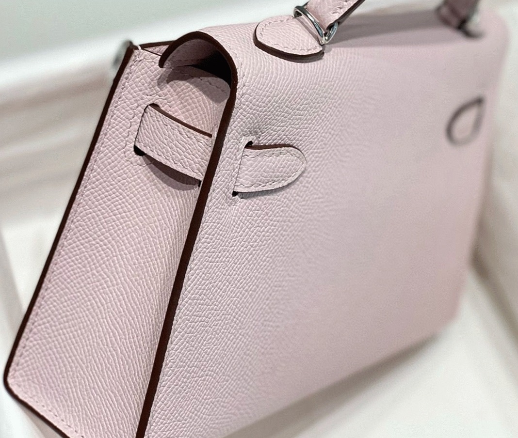 H**me5 Kelly Mini II Bag Replica in Mauve Pale