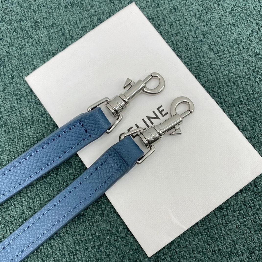Ce1i*e Belt Nano Bag Replica in Slate Blue