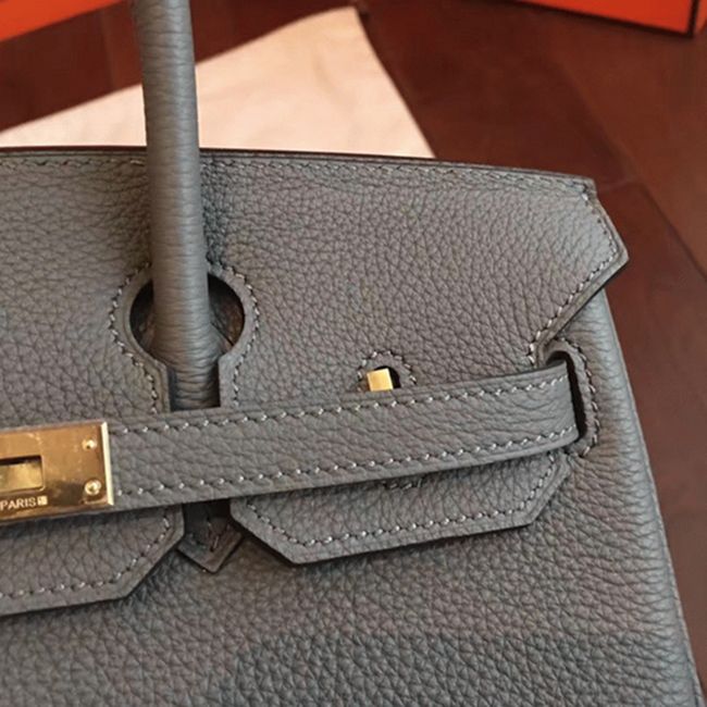 Vert Gris H**me5 Birkin 25cm High-End Copy Handbag