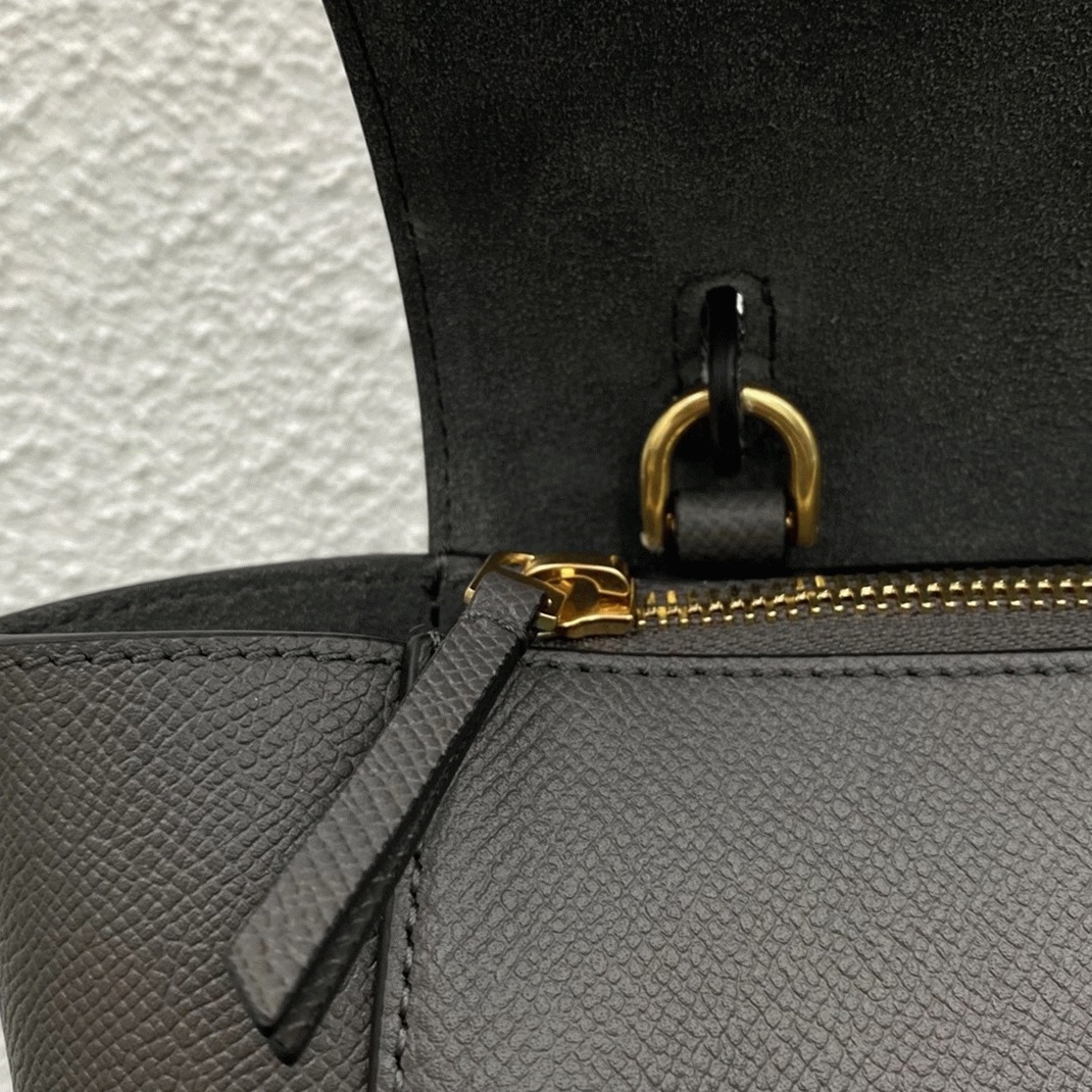 Ce1i*e Belt Nano Bag Fake in Grey