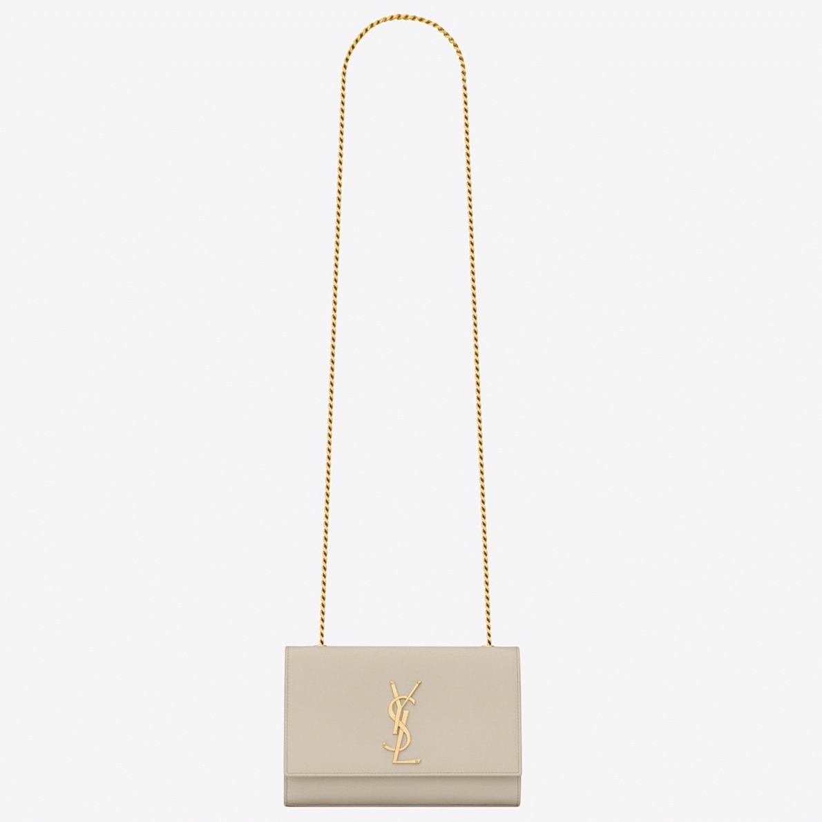 Fake Sa1nt Lau*nt Kate Small Chain Bag Ivory