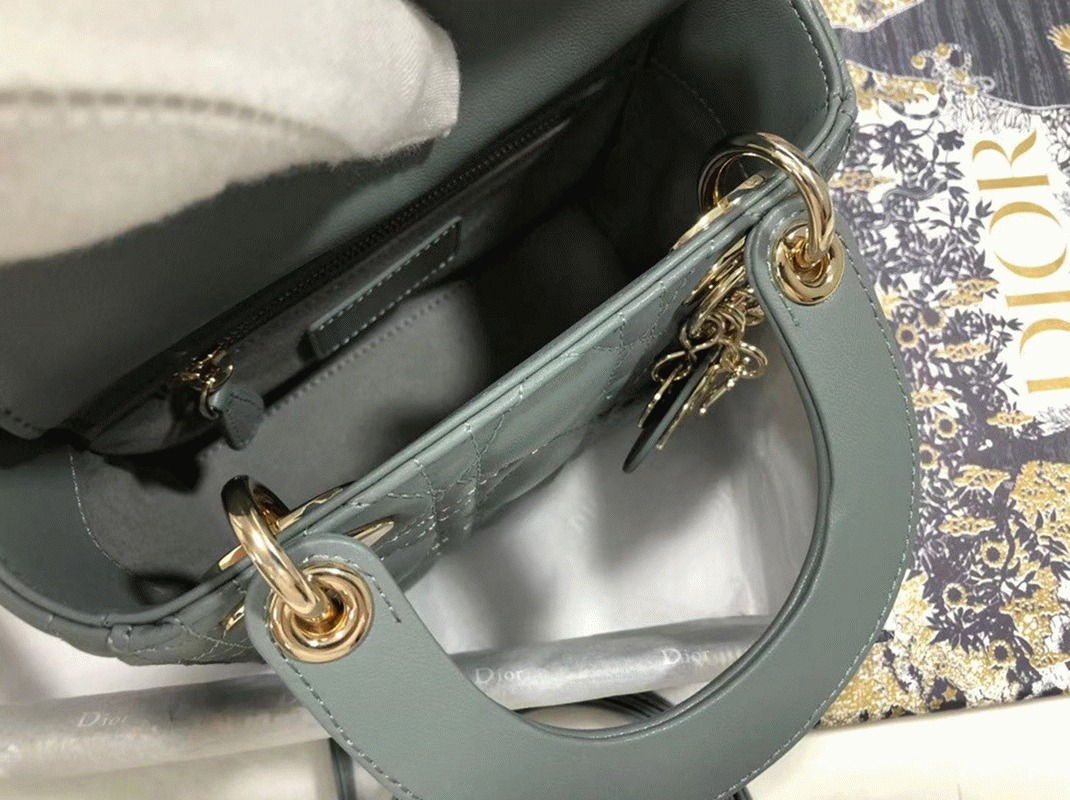D10r Lady D10r Mini Bag Replica in Grey