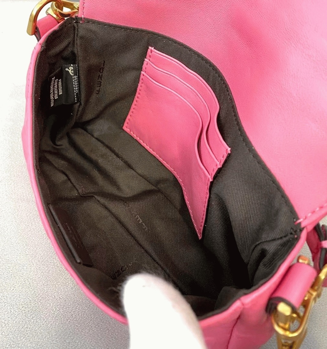 Top Quality Faux F**di Small Baguette Bag In Pink FF