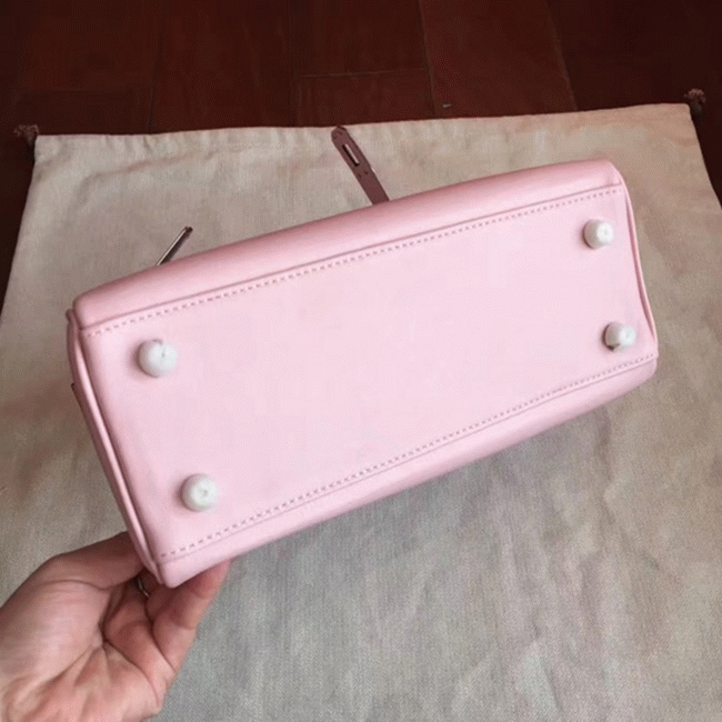 Rose Dragee Swift Replica H**me5 Kelly 25cm Graceful Bag