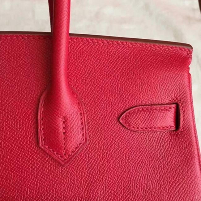 preM1vm red fake h**me5 birkin 30cm high quality handbag