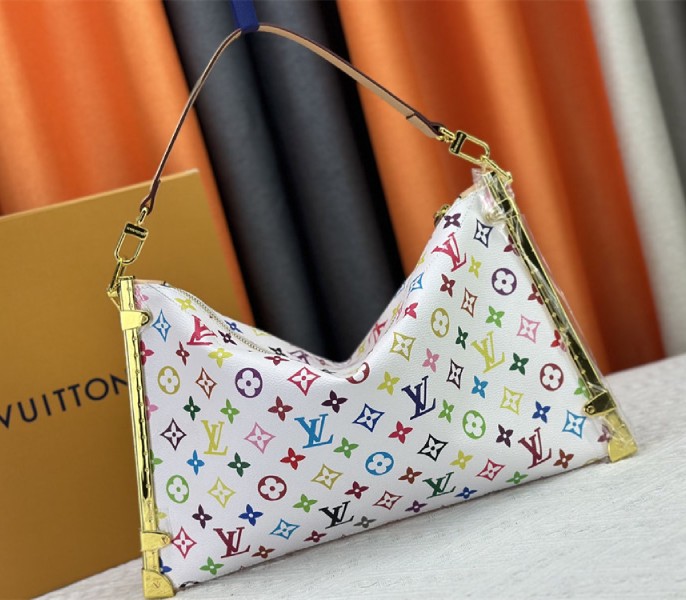 L0vis Vvtt0n X TM Multicolored Lucky Trunk In White