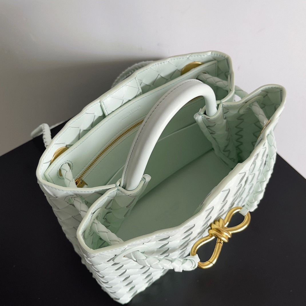 Replica B0tt*ga Ven*ta Small Andiamo Bag Glacier