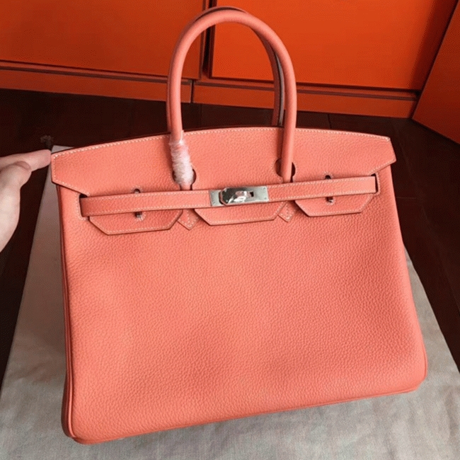 crevette shade preM1vm knockoff h**me5 birkin 35cm bag