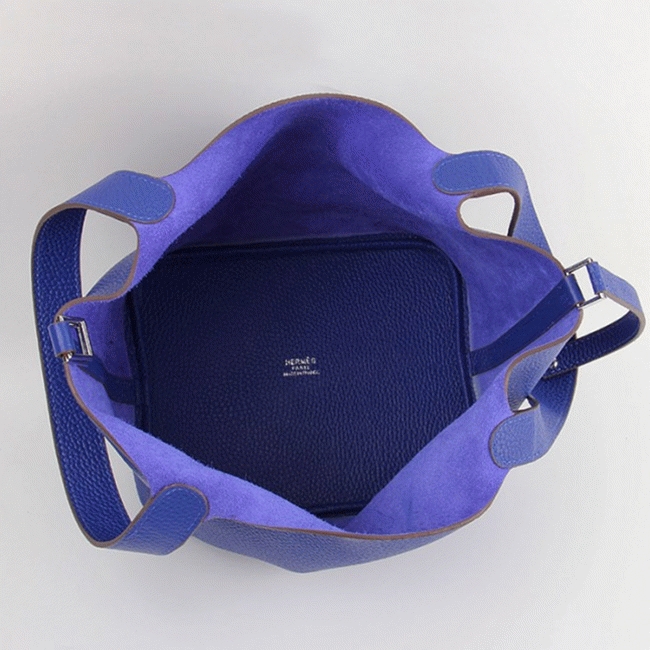 Electric blue imitation AAA H**me5 Picotin Lock handbag