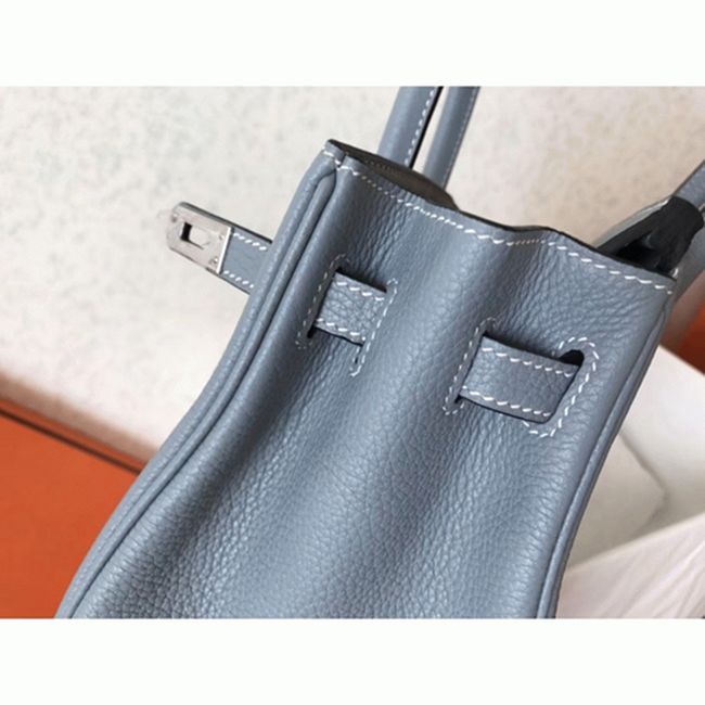 H**me5 Birkin 25cm Blue Lin High-End Copy