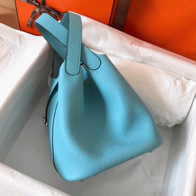 Lagon luxury copy H**me5 Picotin Lock 18cm handbag