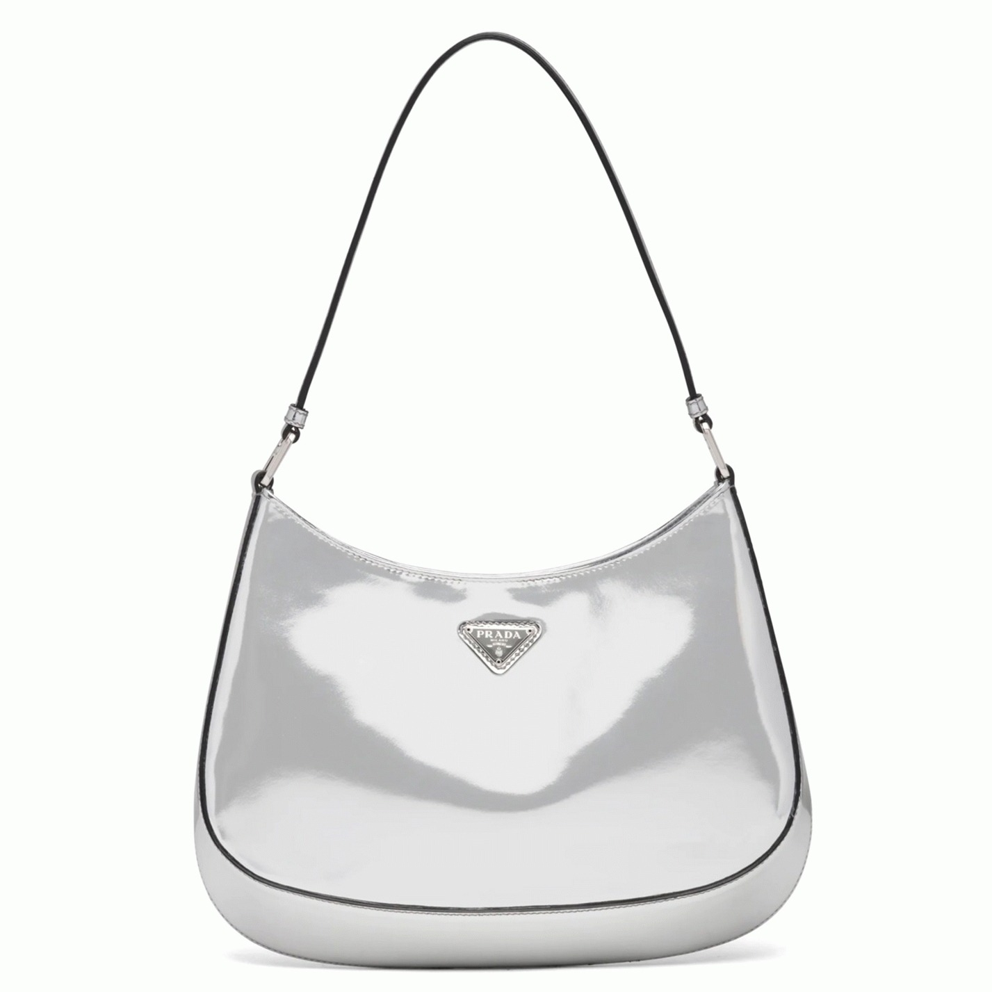 Silver Pra*a Cleo Small Bag Fake