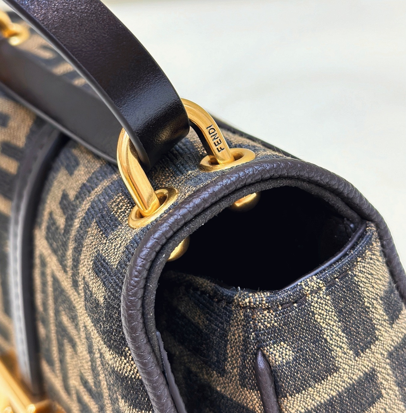 Top Quality Fake F**di C’mon Small Bag in FF Jacquard Fabric