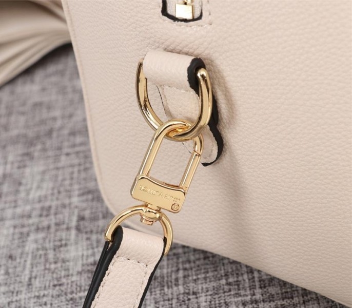 L0vis Vvtt0n Bicolor Monogram Empreinte Leather Speedy Bandouliere 25 Handbag In Cream And Bois De Rose Pink