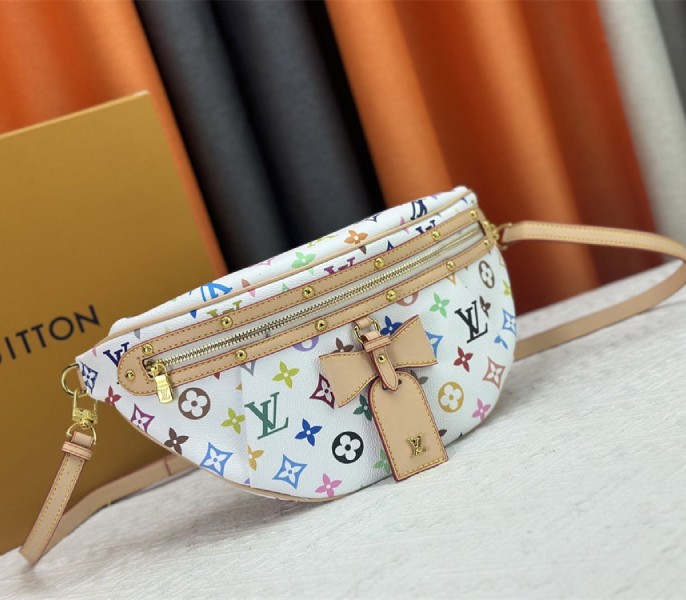 L0vis Vvtt0n X TM Multicolored High Rise In White