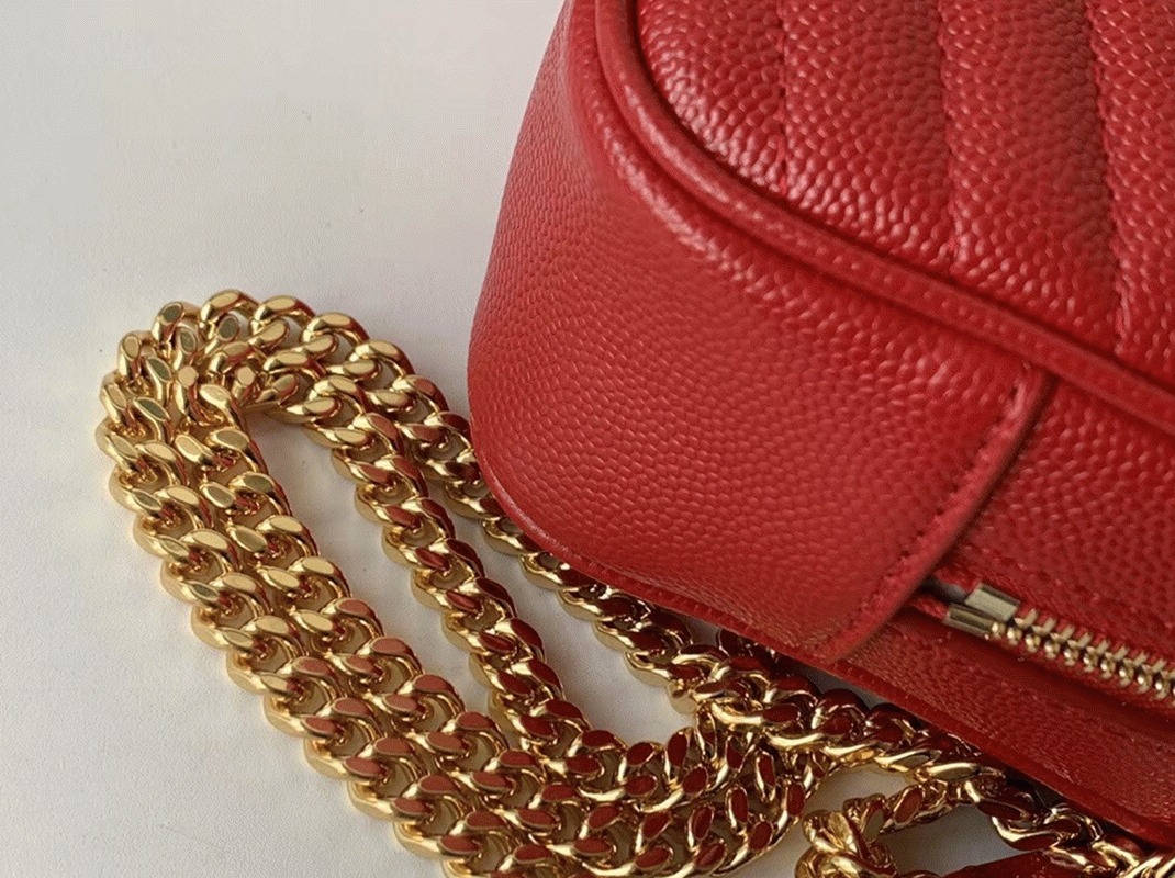 Fake Sa1nt Lau*nt Lou Mini Bag Red