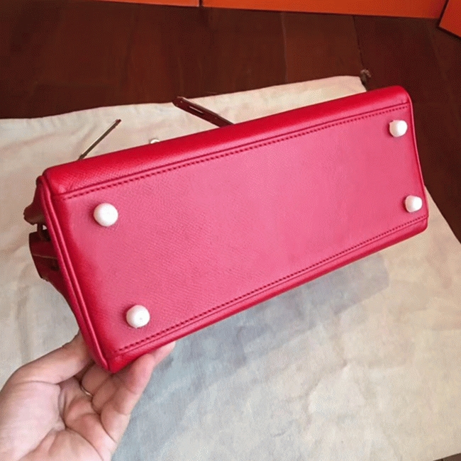 Red Epsom Replica H**me5 Kelly 32cm Sellier Classic Bag