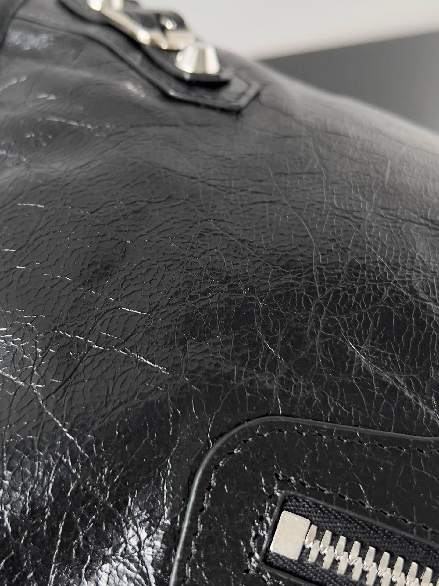 Knockoff Ba1en*iaga Le City Medium Bag Black Arena Lambskin