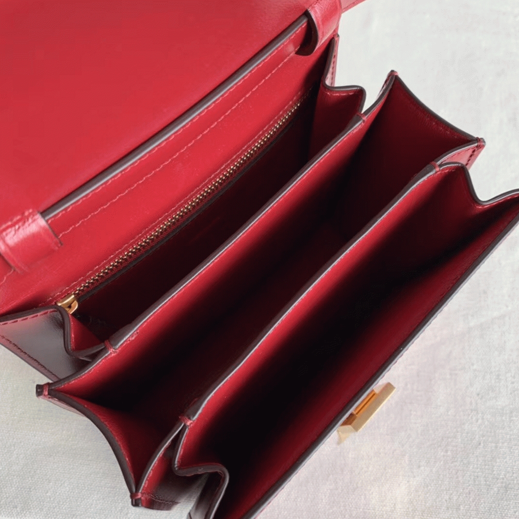 Top Quality Fake Ce1i*e Classic Box Small Bag In Red