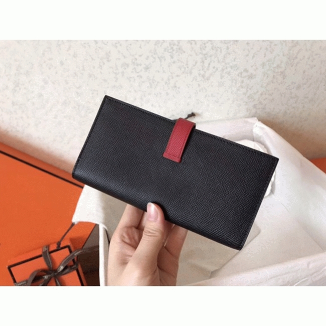 Black Ruby Designer Replica H**me5 Bearn Wallet