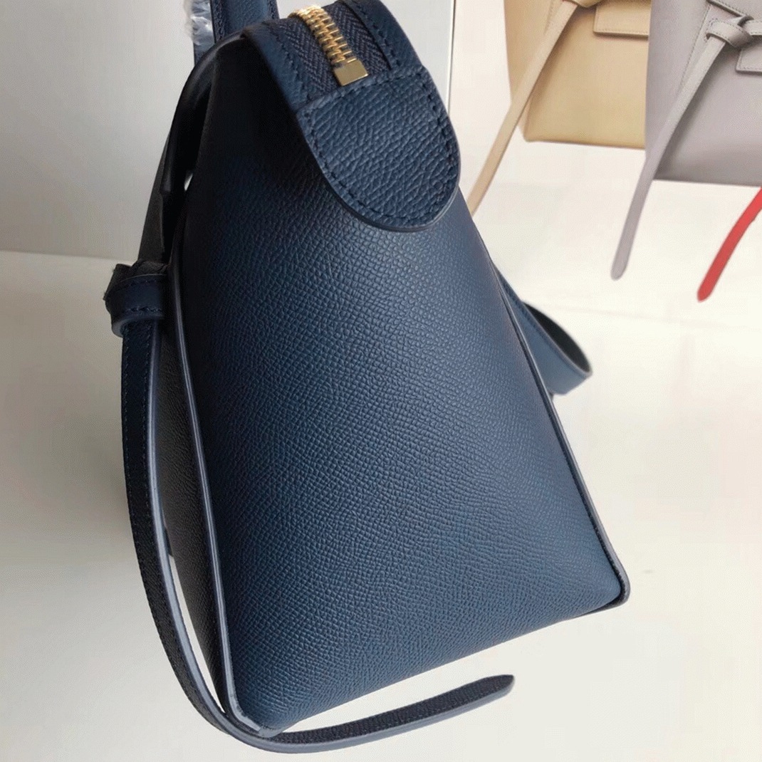 Ce1i*e Micro Belt Bag Knockoff in Navy Blue