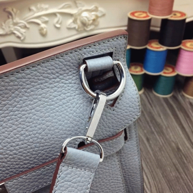 Blue lin fake designer H**me5 Jypsiere 31cm handbag