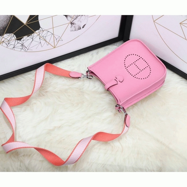 Pink Evelyne II TPM Messenger Bag Knockoff AAA H**me5 Mini Bag
