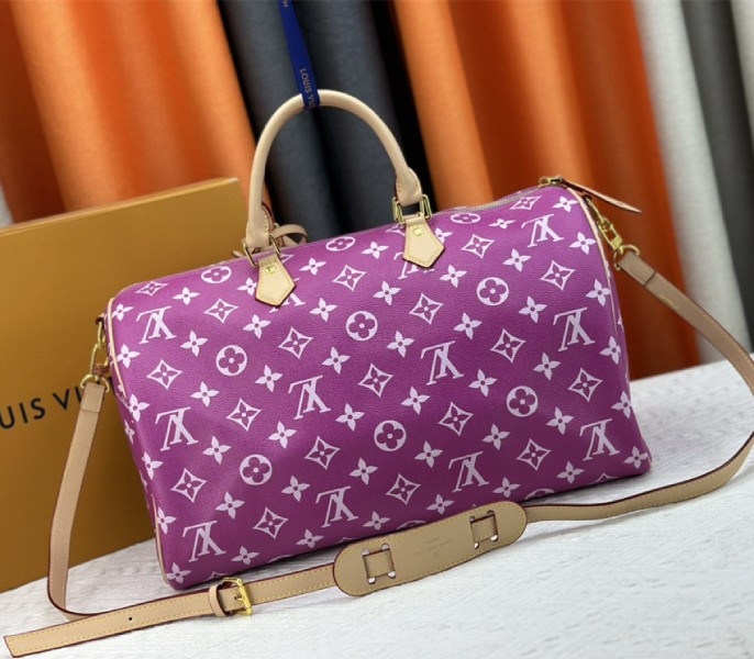 L0vis Vvtt0n Speedy P9 Bandouliere 40 Bag In Pink Purple