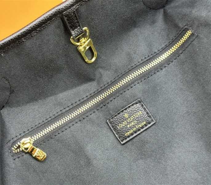 L0vis Vvtt0n X TM Monogram Empreinte Neverfull MM In Black With Style 1
