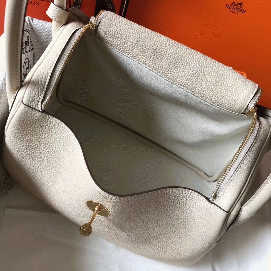 Fake H**me5 Lindy 30cm bag in beton color