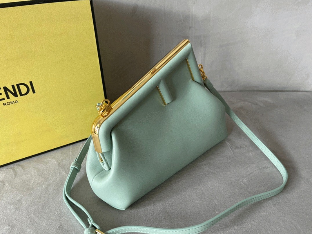 Top Quality Fake F**di First Small Bag In Mint Green