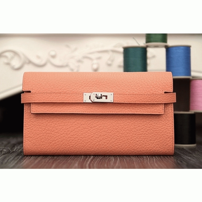 Crevette best replica H**me5 Kelly Longue wallet